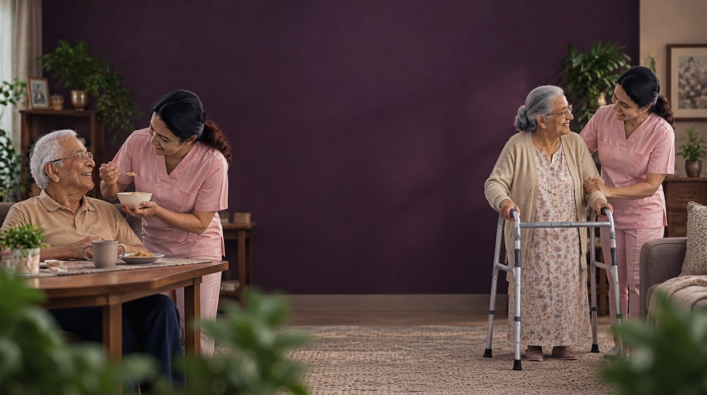 Caregivers supporting older adults at home